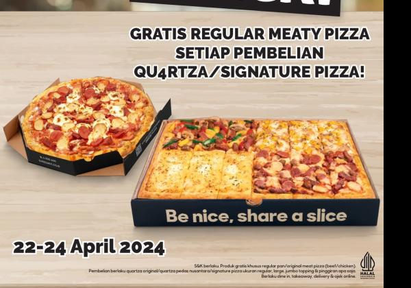 Promo Pizza Hut, Beli 1 Gratis 1: Berakhir Hari Ini