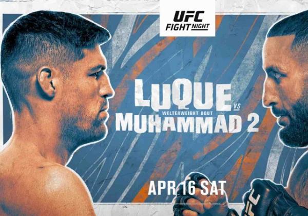 Link Live Streaming UFC Vegas 51: Vicente Luque Lawan Petarung Muslim Berdarah Palestina