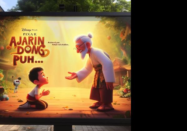 Cara Buat Poster Film Disney Pixar yang Viral di Medsos