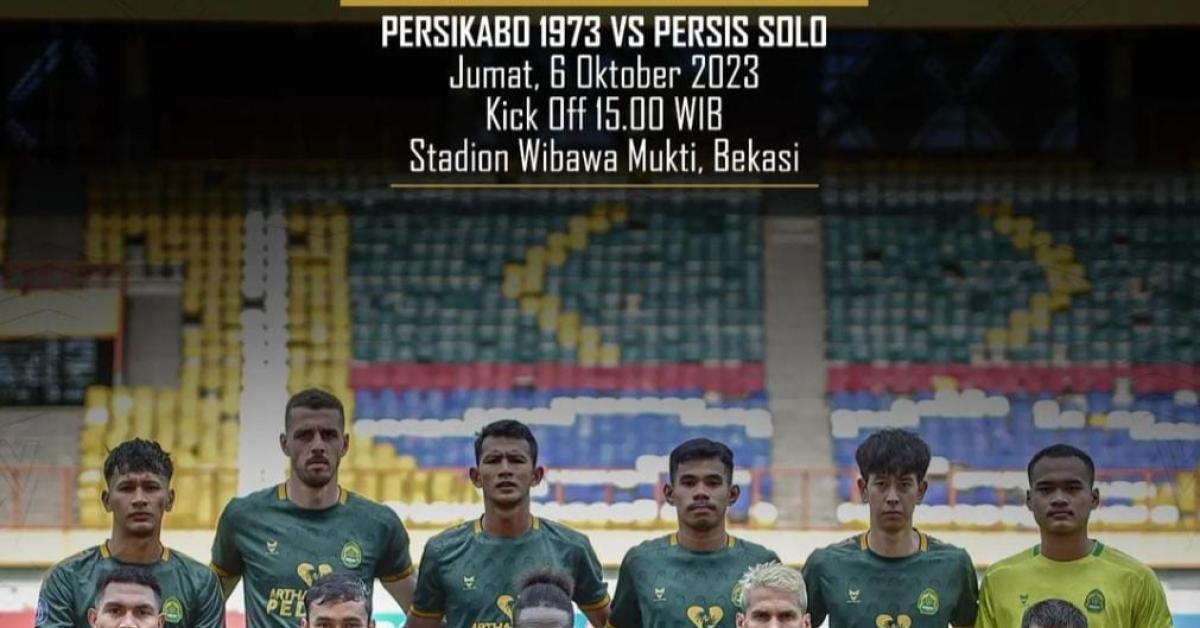Jadwal BRI Liga 1 Pekan 15 Persikabo 1973 Vs Persis Solo 6 Oktober 2023, Head To Head serta Live Streaming
