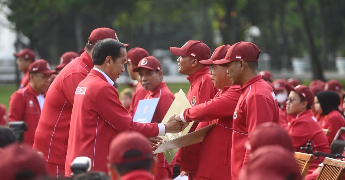 Bangga ! Bank Mandiri Salurkan Bonus Atlet dan Pelatih ASEAN Para Games 2023