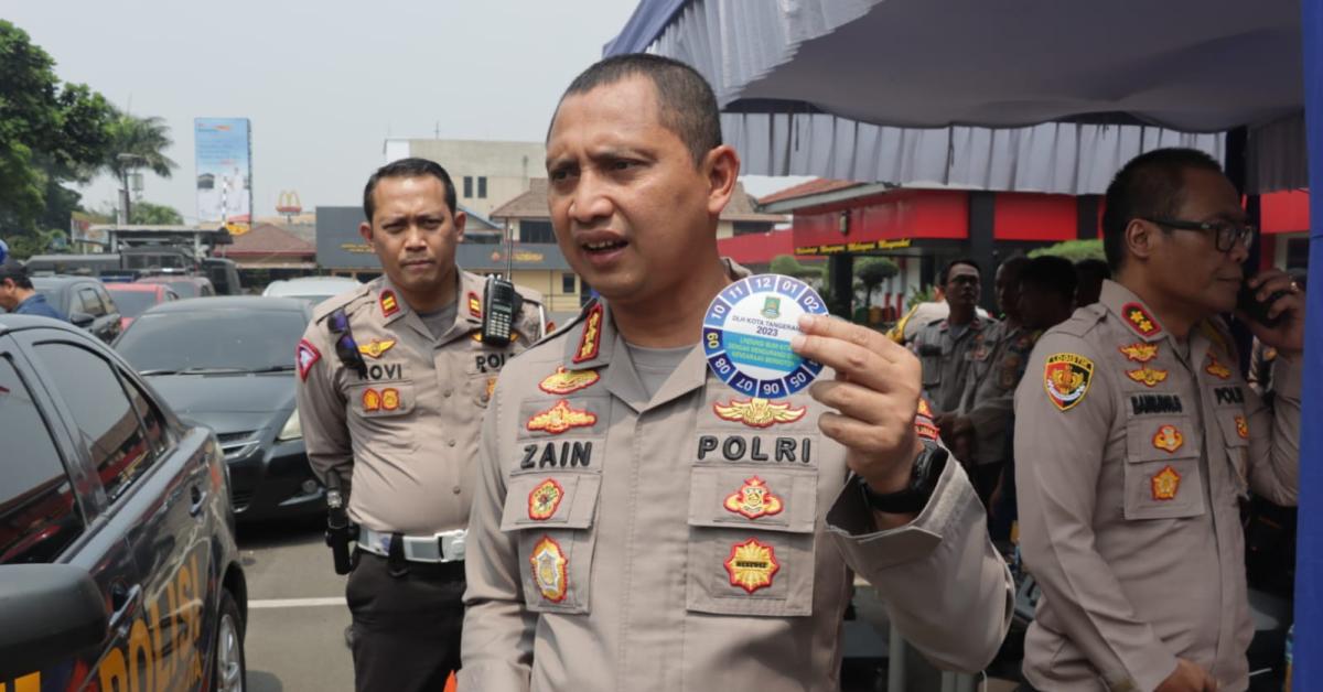 Belasan Kendaraan Dinas Polres Metro Tangerang Kota Tak Lolos Uji Emisi