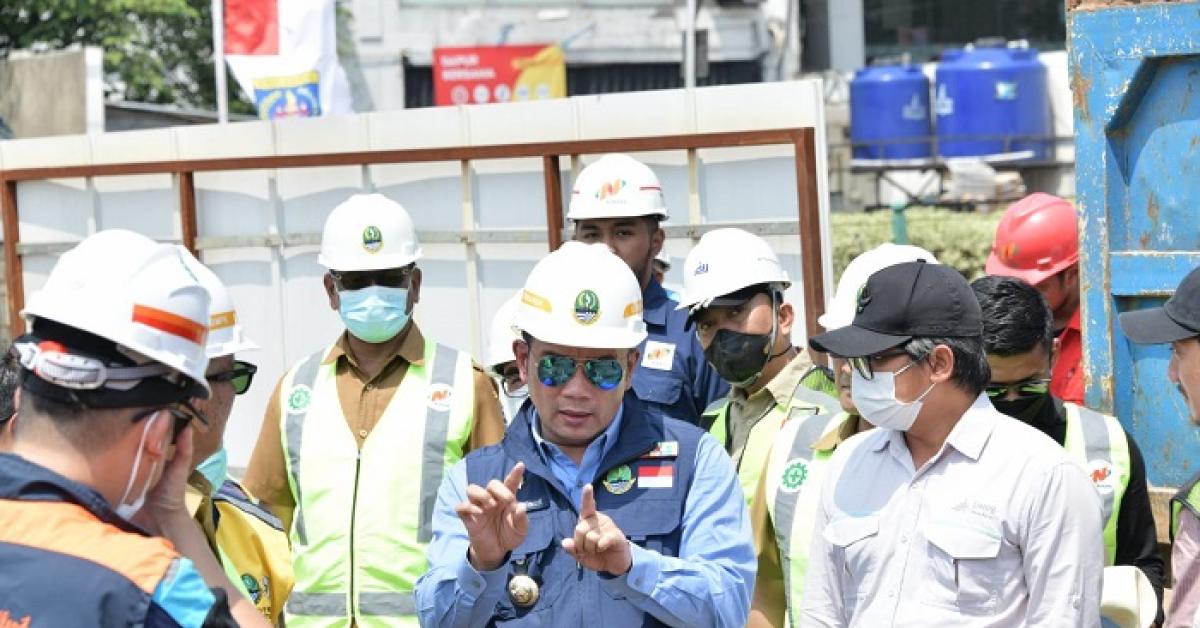 Tinjau Pembangunan Underpass Dewi Sartika Depok, Ridwan Kamil: Insya Allah Akhir Tahun Selesai
