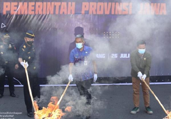 Lagi, Bea Cukai Musnahkan Barang Ilegal Bernilai Miliaran Rupiah