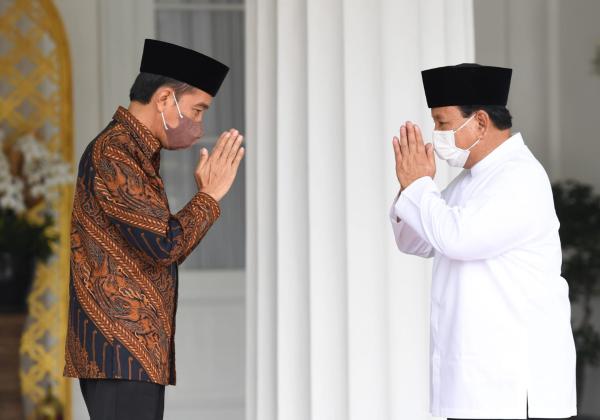 Lebaran Bareng, Prabowo Akui Cocok dengan Jokowi, Makan Opor Ayam, Bakso dan Tempe Bacem