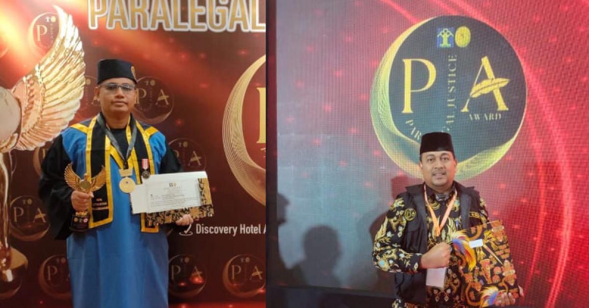Dua Lurah Kota Bekasi Sabet Penghargaan Paralegal Justice Award 2023 dari Kemenkumham