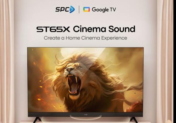 Smart TV ST65X: Google TV dengan Built-in Soundbar, Dilengkapi STB untuk Tangkap Siaran TV Digital Indonesia