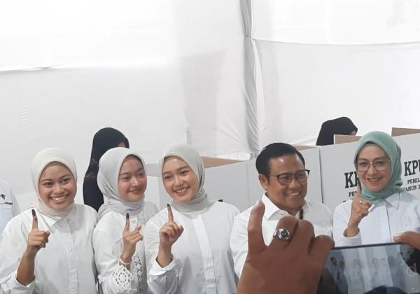 Cak Imin: Plong, Deg-degan Pyar Usai Nyoblos, Insha Allah AMIN Menang Putaran Pertama