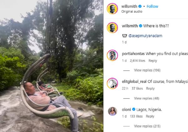 Will Smith Penasaran dengan Wisata Keranjang Sultan di Sukabumi: Dimana Ini ?