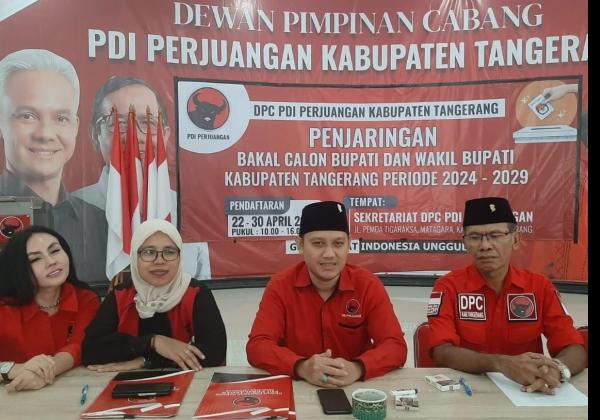 Delapan Bacalon Bupati Tangerang Telah Kembalikan Formulir Ke PDIP, Berikut Nama-namanya