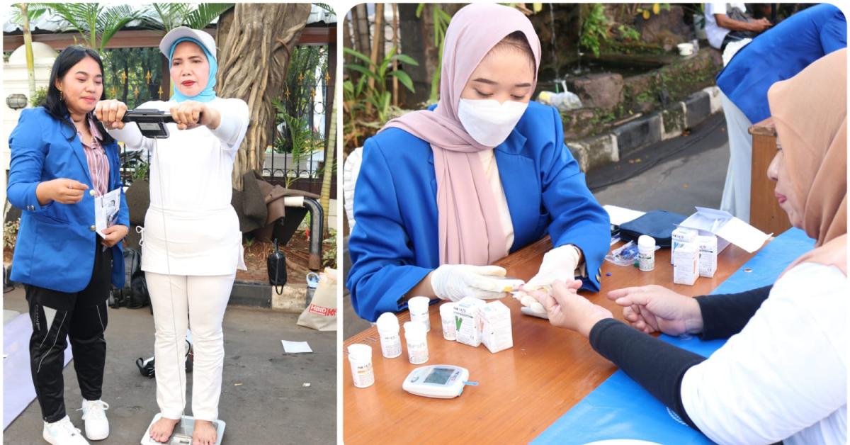 Sosialisasikan Pentingnya Hidup Sehat, Esa Unggul Healthy Care Hadir di Car Free Days