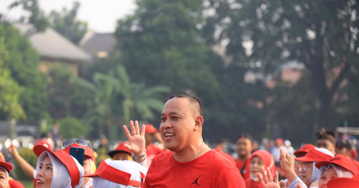 Pekan Keempat, Jalan Santai KORMI Kota Bekasi berada di Kecamatan Rawalumbu