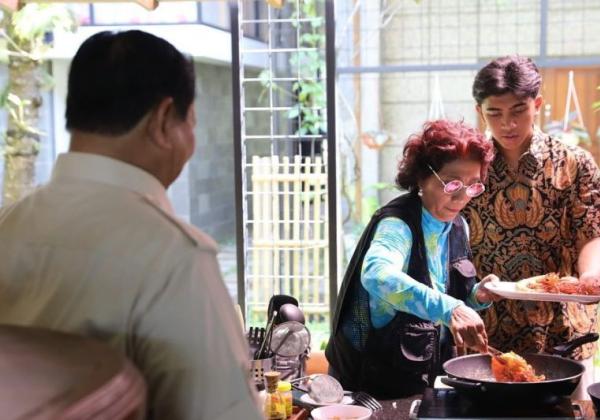 Menteri Pertahanan Prabowo Subianto Takut Ditenggelamkan Susi Pudjiastuti Jika Tak Cicipi Masakannya