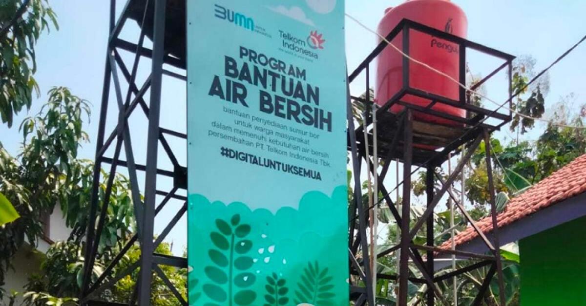 Telkom Bangun Akses Air Bersih di Desa Pedalaman Nusantara