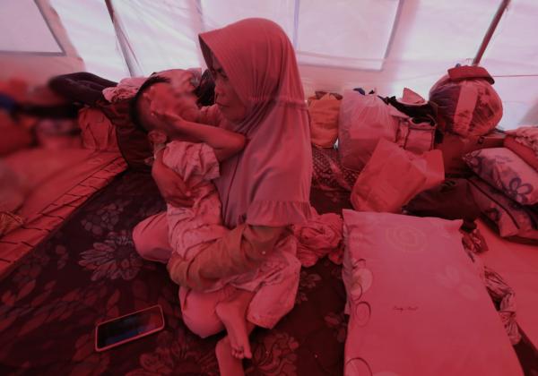 Kisah Menyentuh Kepin di Posko LDP Cianjur