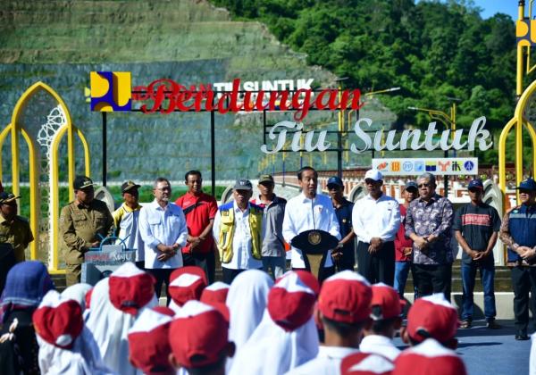 Tingkatkan Suplai Air Baku dan Air Irigasi di Sumbawa Barat, Bendungan Tiu Suntuk Diresmikan Presiden Jokowi