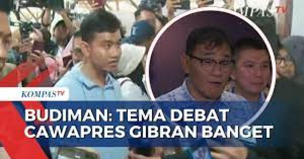 Wakil Ketua TKN Prabowo-Gibran Rakabuming Raka, Budiman Sujadmiko: Tema Debat Cawapres itu Gibran Banget!