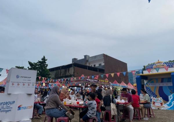 Maucash Meramaikan Kuliner Lampung Festival dalam.Perayaan UlangTahunke-35 FIFGROUP