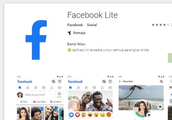 Apa Itu Aplikasi Facebook Lite? Tertarik Download Cuma 2 MB Tinggal Klik di Sini