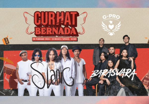 Slank dan Barasuara Meriahkan Panggung Curhat Bernada Bengkel SCBD Jakarta Selatan