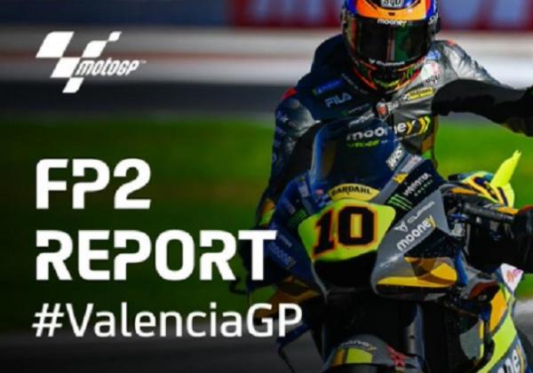 Hasil FP II MotoGP Valencia 2022: Luca Marini Tercepat, Marquez Crash dan Bagnaia Urutan ke-13