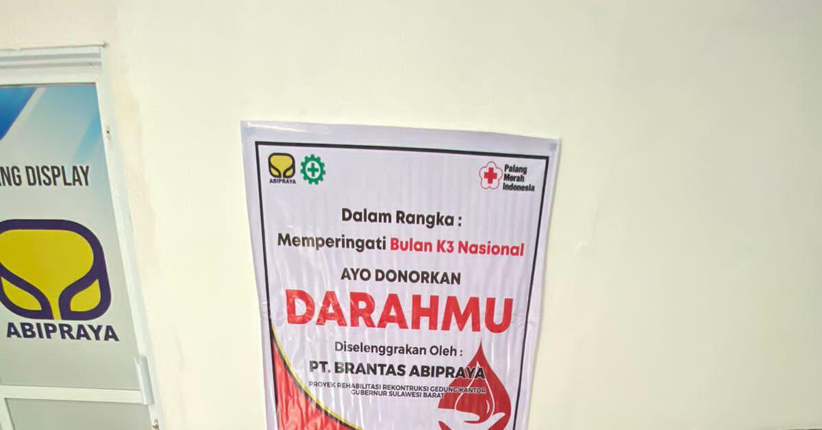 Brantas Abipraya Menggelar Aksi Sosial Donor Darah di Proyek Pembangunan Kantor Gubernur Sulbar 66479cf89605cb124ce46f84a5a8f1ba.jpg