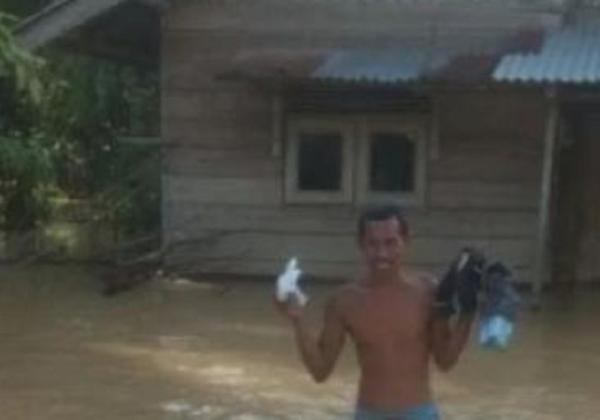 Banjir yang Rendam 6 Daerah di Sumatera Sudah Sepekan Belum Juga Surut