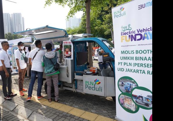 5 Gerobak Motor Listrik UMKM Binaan PLN Ramaikan EV FUNDAY 