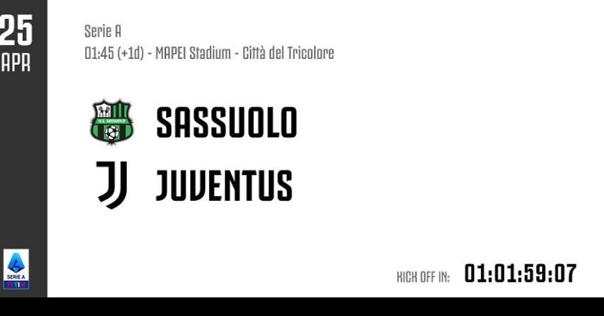 Link Live Streaming Liga Italia: Sassuolo vs Juventus