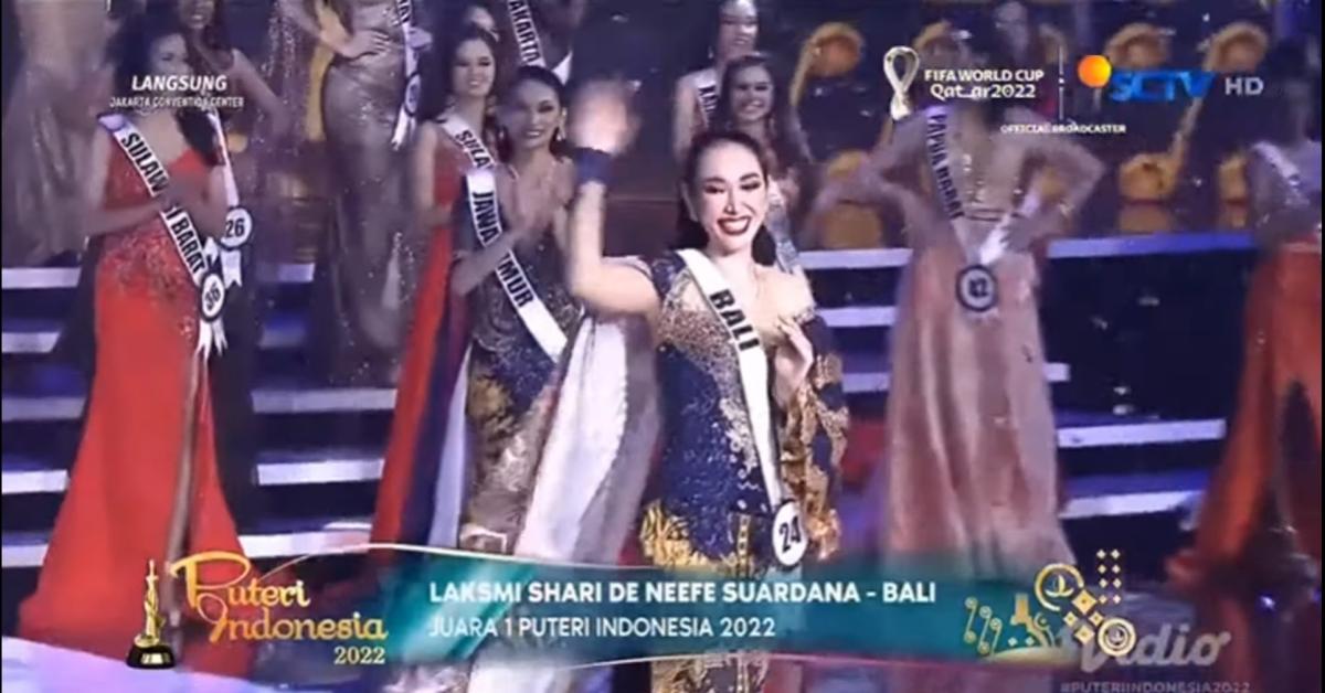Sah! Laksmi Shari De Neefe Suardana Jadi Puteri Indonesia 2022
