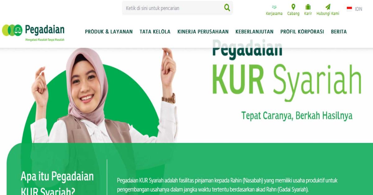 Mengatasi Masalah Tanpa Masalah, Pegadaian Tawarkan KUR Syariah Tanpa Jaminan, Cair Sampai Rp 10 Juta