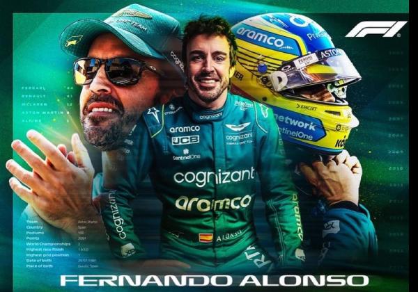 Dikabarkan Gabung dengan Mercedes Musim 2025, Fernando Alonso Beri Tanggapan