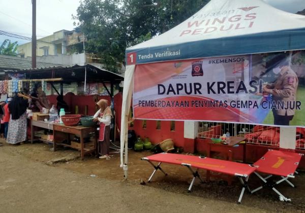 Dapur Kreasi Beri Manfaat bagi Penyintas Gempa Cianjur