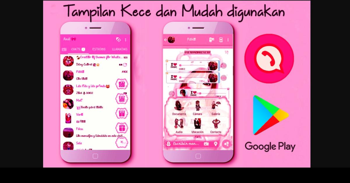Download GB WA Tema Pink Aero 2023 Terbaru Resmi di Play Store, WhatsApp Pink Khusus Buat Kamu yang Cantik 