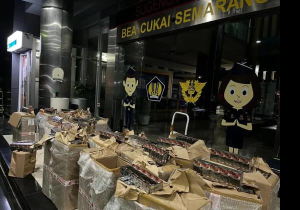 Bea Cukai Gagalkan Peredaran Ratusan Ribu Batang Rokok Ilegal di Tiga Daerah