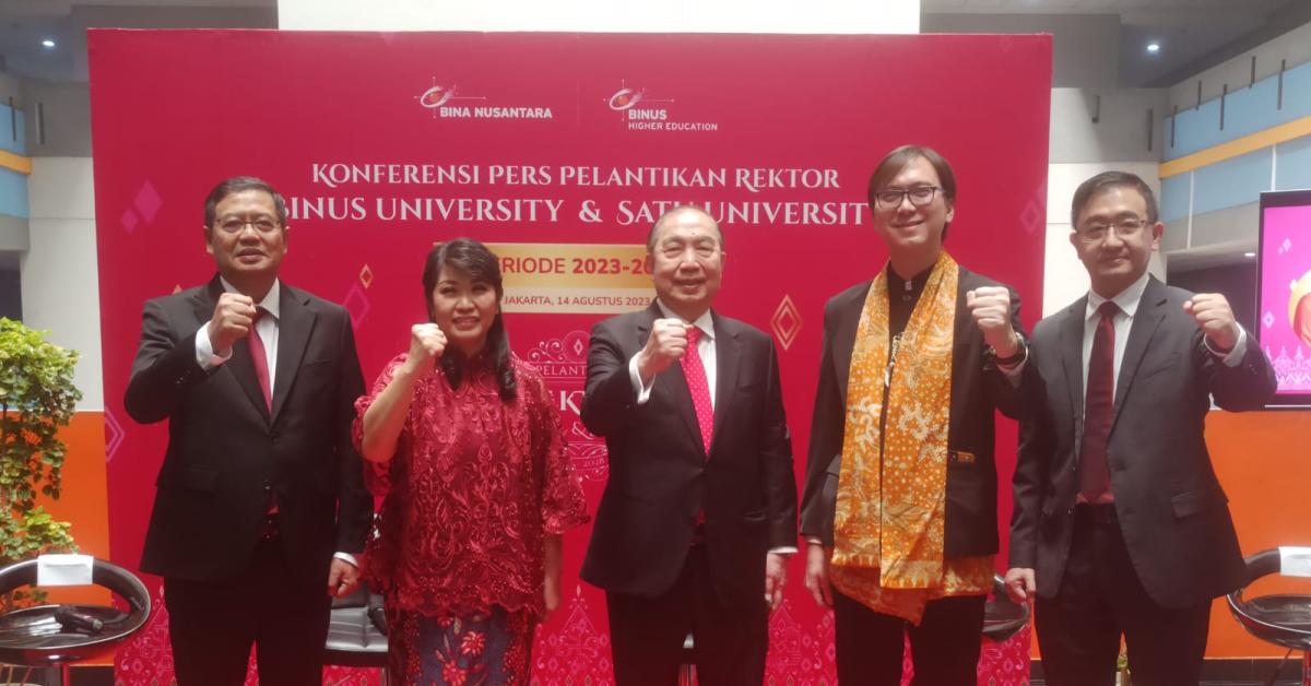 Komitmen Dalam Membina dan Memberdayakan Masyarakat, BINA NUSANTARA Melantik Dua Rektor