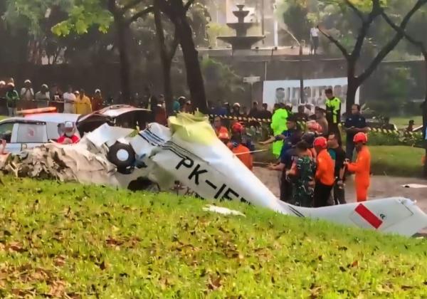Kemenhub: Penyebab Pesawat Jatuh di BSD dari Indonesia Flying Club Masih Dikumpulkan Informasi