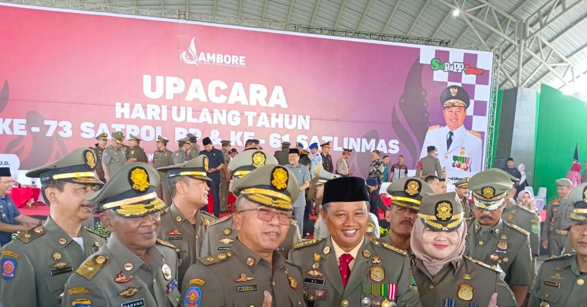 Jambore HUT Satpol PP dan Satlinmas Jabar 2023, Satpol PP Kota Bekasi Raih 2 Penghargaan