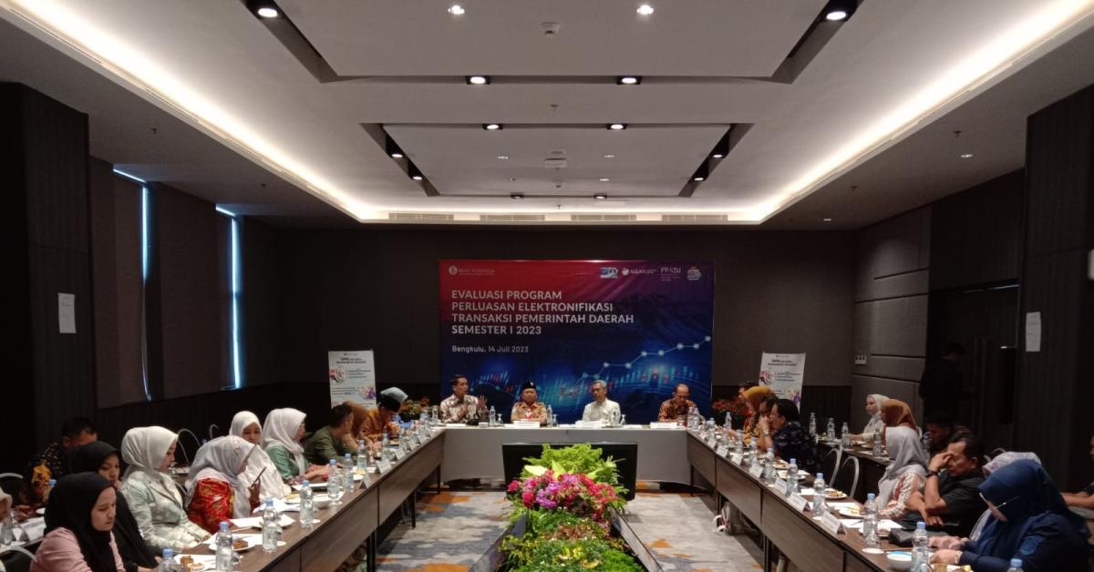 Bank Indonesia, Bengkulu Selenggarakan Evaluasi Indeks ETPD