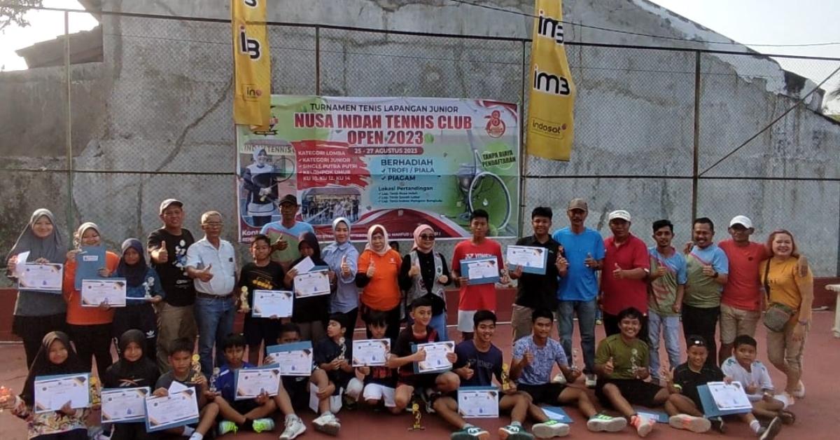 Motivasi Generasi Muda Cinta Olahraga,  digelar Turnamen Tennis lapangan Junior 