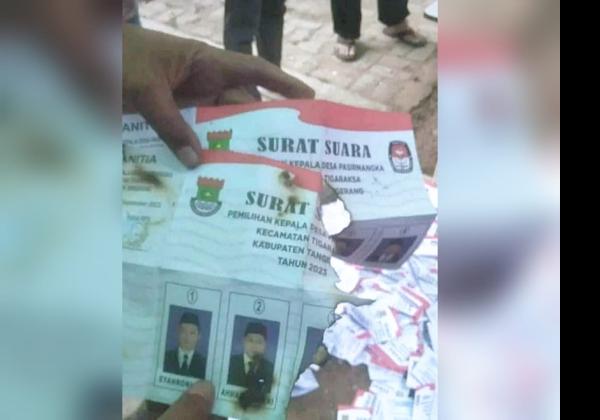 Misteri Kotak Suara Keluarkan Asap di Pilkades Serentak Tangerang, Hal Magis Atau Upaya Sabotase?
