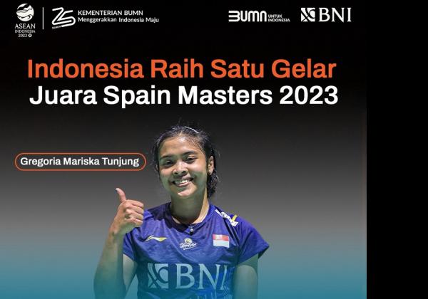 BNI Bangga Atas Prestasi Atlet Bulutangkis Indonesia di Spain Masters 2023