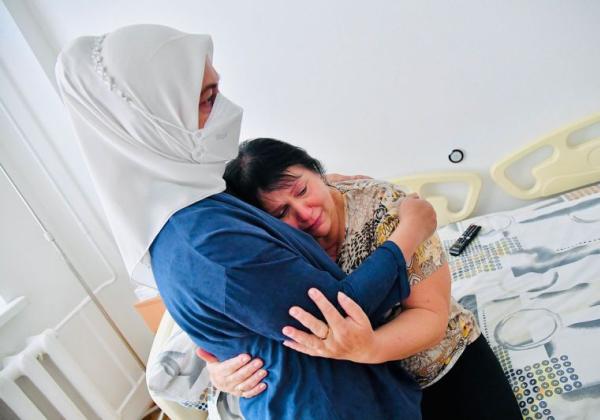 Bikin Mewek, Wanita Ukraina Curhat ke Iriana Jokowi, Cerita Kesulitan yang Dihadapi