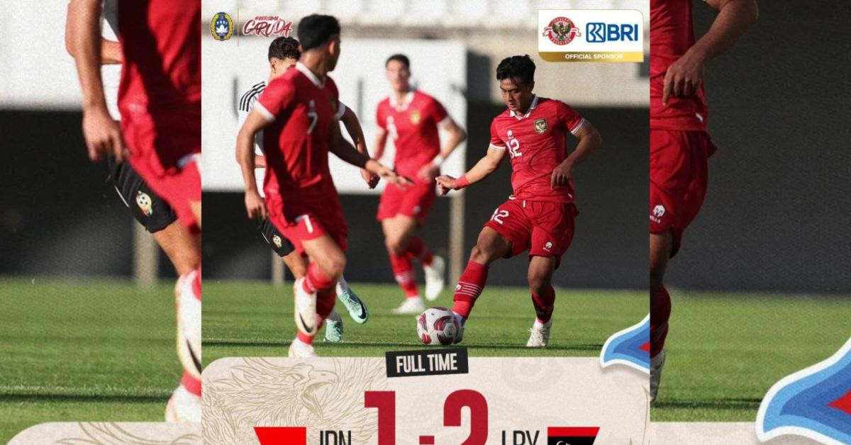 Hasil Laga Uji Coba Leg 2 Timnas Indonesia 1 - 2 Libya , Permainan Skuad Garuda Jauh Lebih Baik