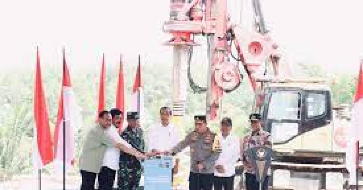  Presiden Lakukan Ground Breaking Pembangunan Polres Khusus di Pusat IKN , Provinsi Kaltim 