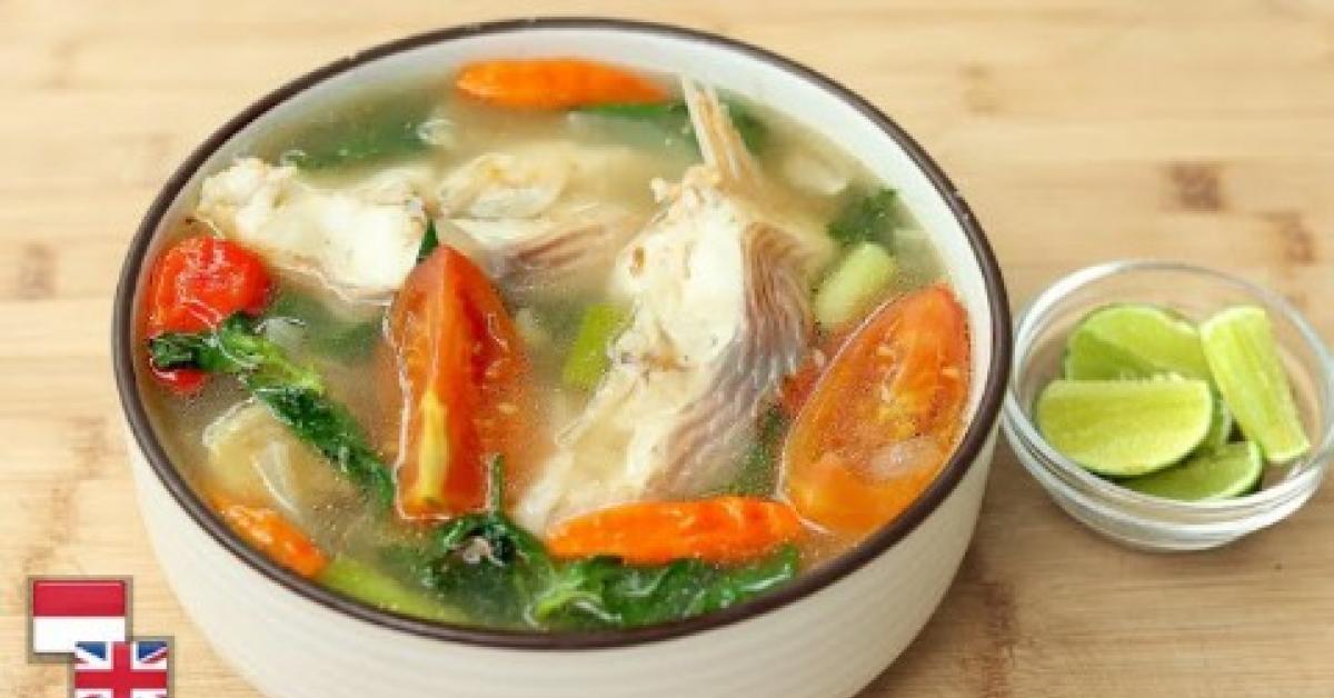 Resep Sop Ikan Kuah Kemangi ala Chef Devina, Kuahnya Harum dan Segar Maksimal 