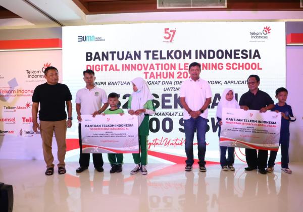Telkom Bangkitkan Digitalisasi Pendidikan di Daerah 3T