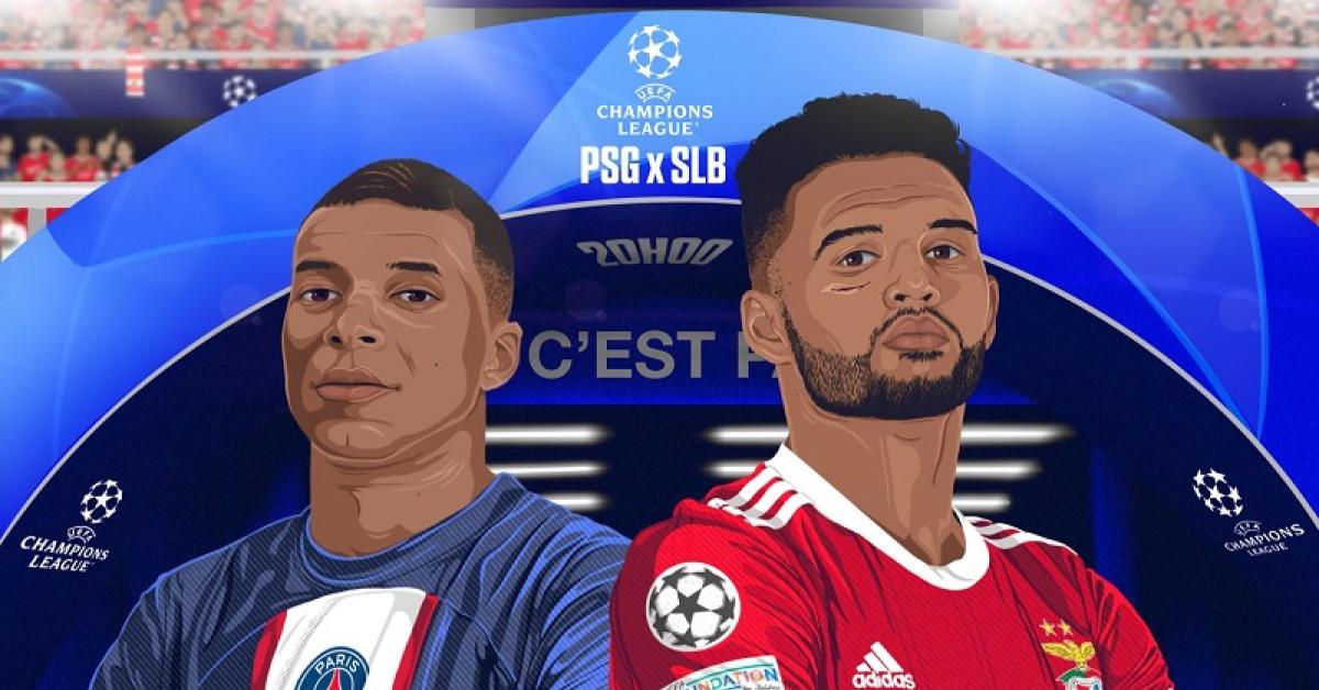 Link Live Streaming Liga Champions 2022/2023: PSG vs Benfica