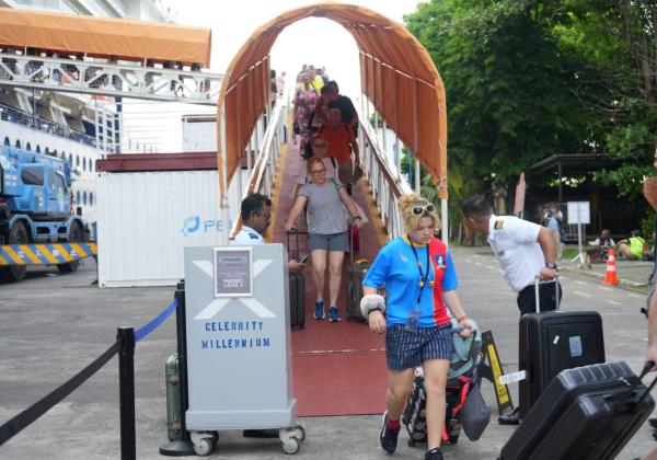 Pelabuhan Benoa Sukses Layani Turn Around 4400 Penumpang Cruise Celebrity Millenium