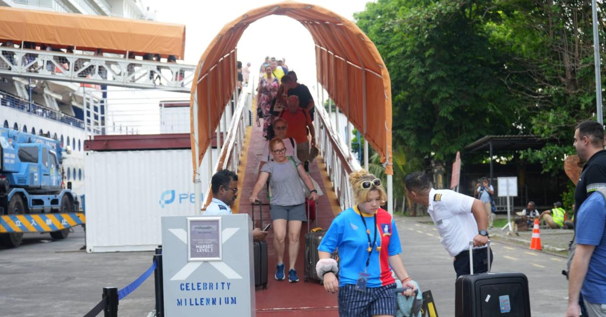 Pelabuhan Benoa Sukses Layani Turn Around 4400 Penumpang Cruise Celebrity Millenium 